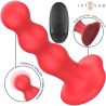 Intense - Cody Vibrateur Avec Ventouse Télécommande Rouge
